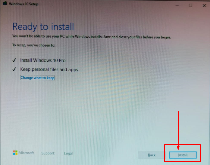 upgrade PC to Windows 10 using Media Creation Tool