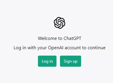 ChatGPT Log in