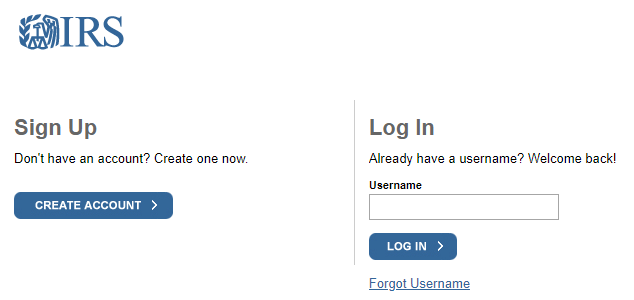 Go to IRS.gov/account