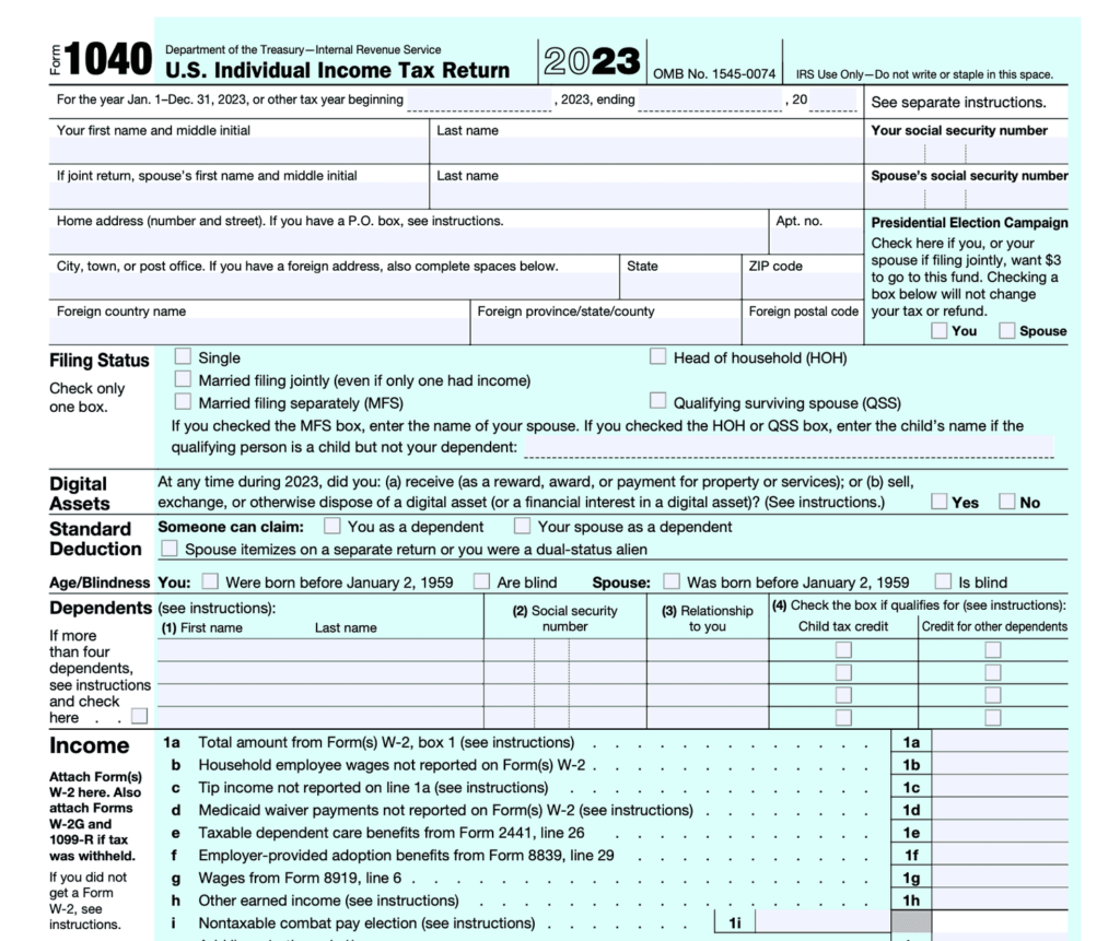 IRS Tax Forms